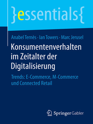 cover image of Konsumentenverhalten im Zeitalter der Digitalisierung